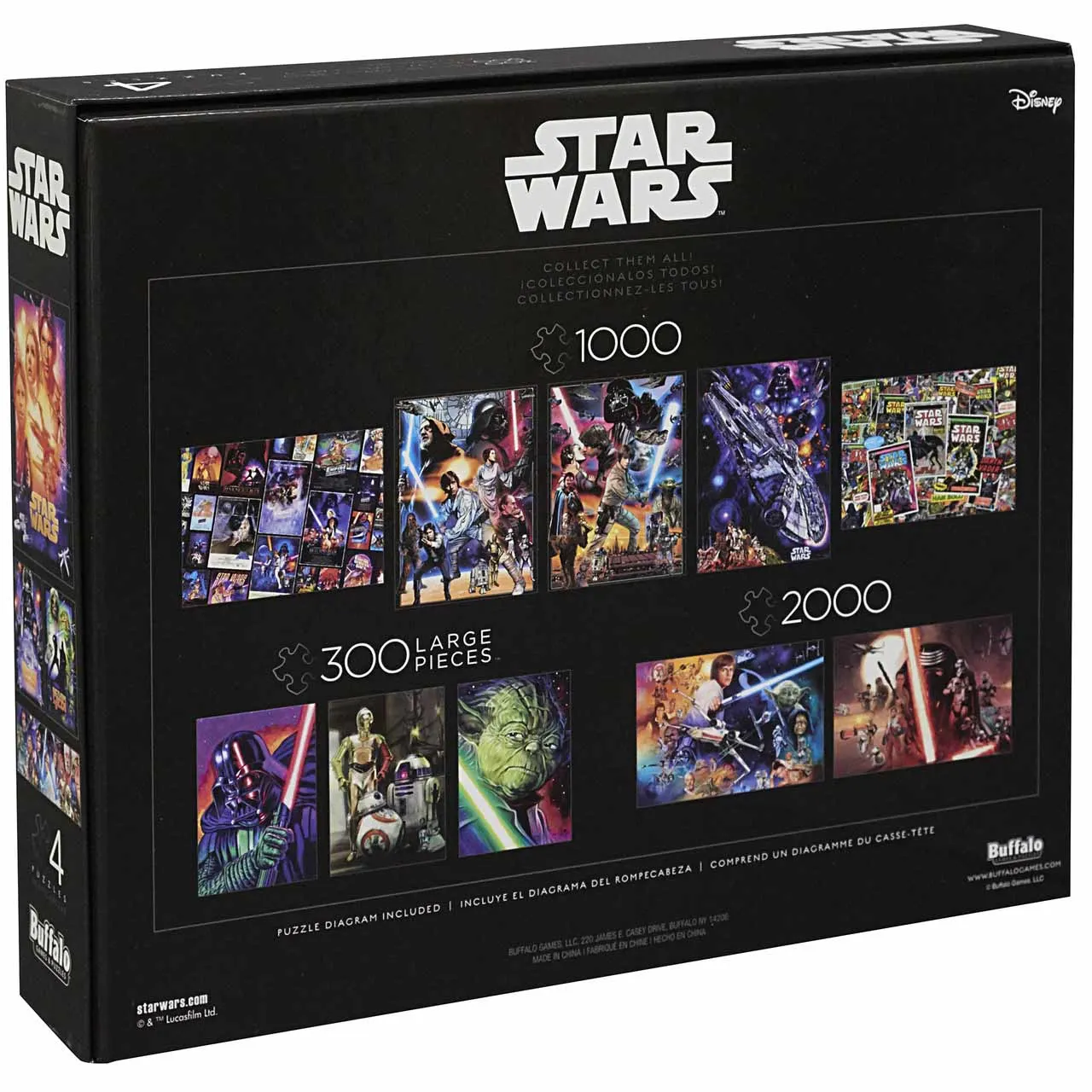 Star Wars:  4-in-1 Puzzle Collector's Edition