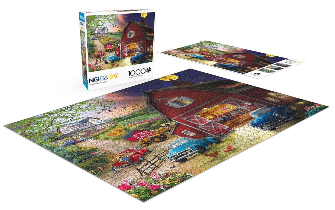 Farm Life Day and Night