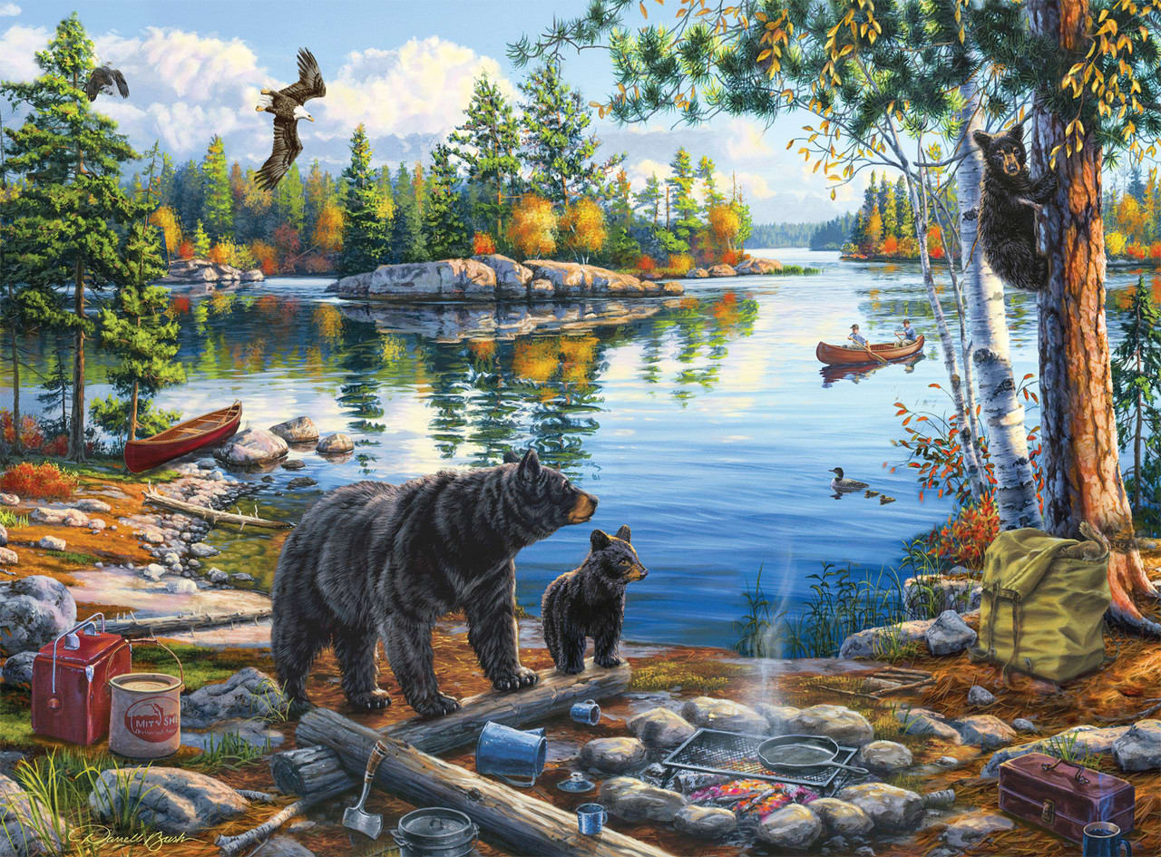 Blue Sky Reflection Bear