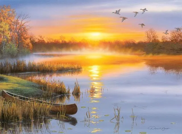 Darrell Bush: Autumn Solitude Landscape