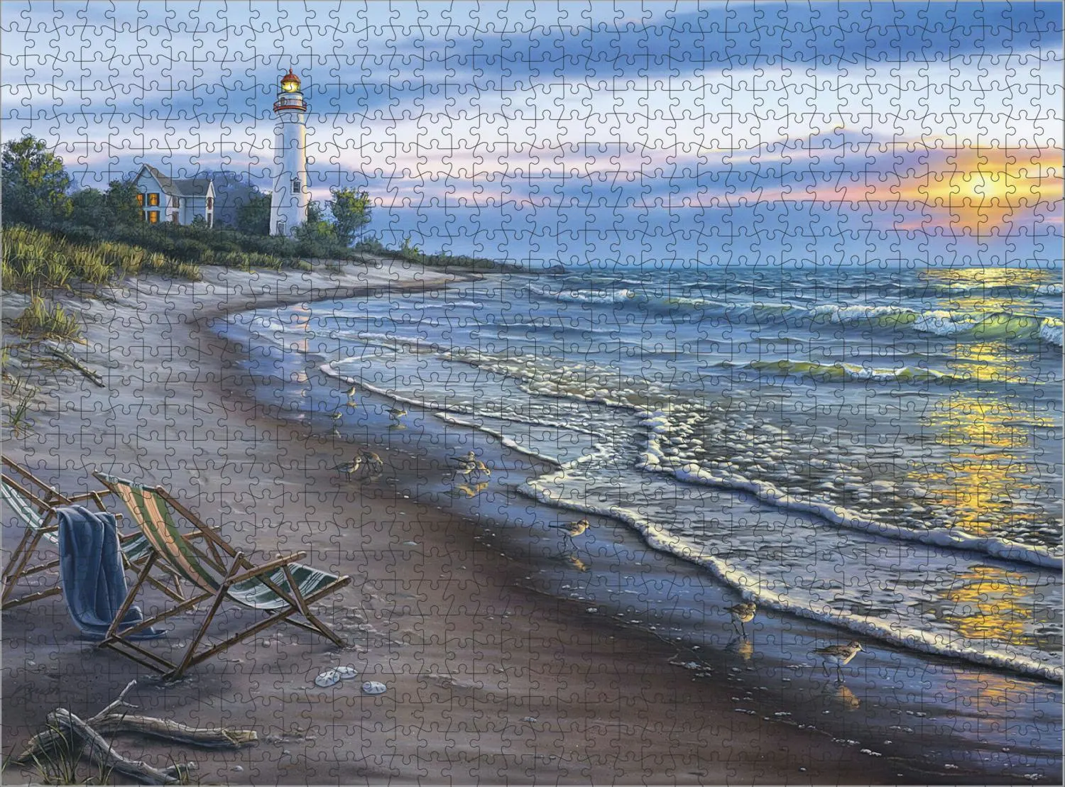 Darrell Bush: End of a Perfect Day Lighthouse