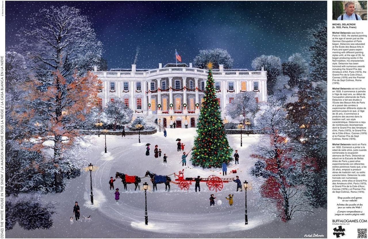 The White House in the Snow