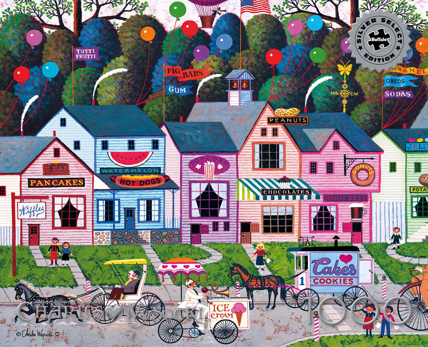 Silver: Confection Street Countryside Jigsaw Puzzle