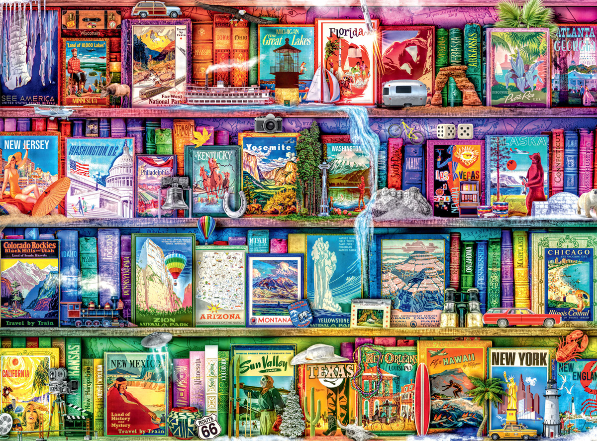 Travel Trinkets Travel Jigsaw Puzzle