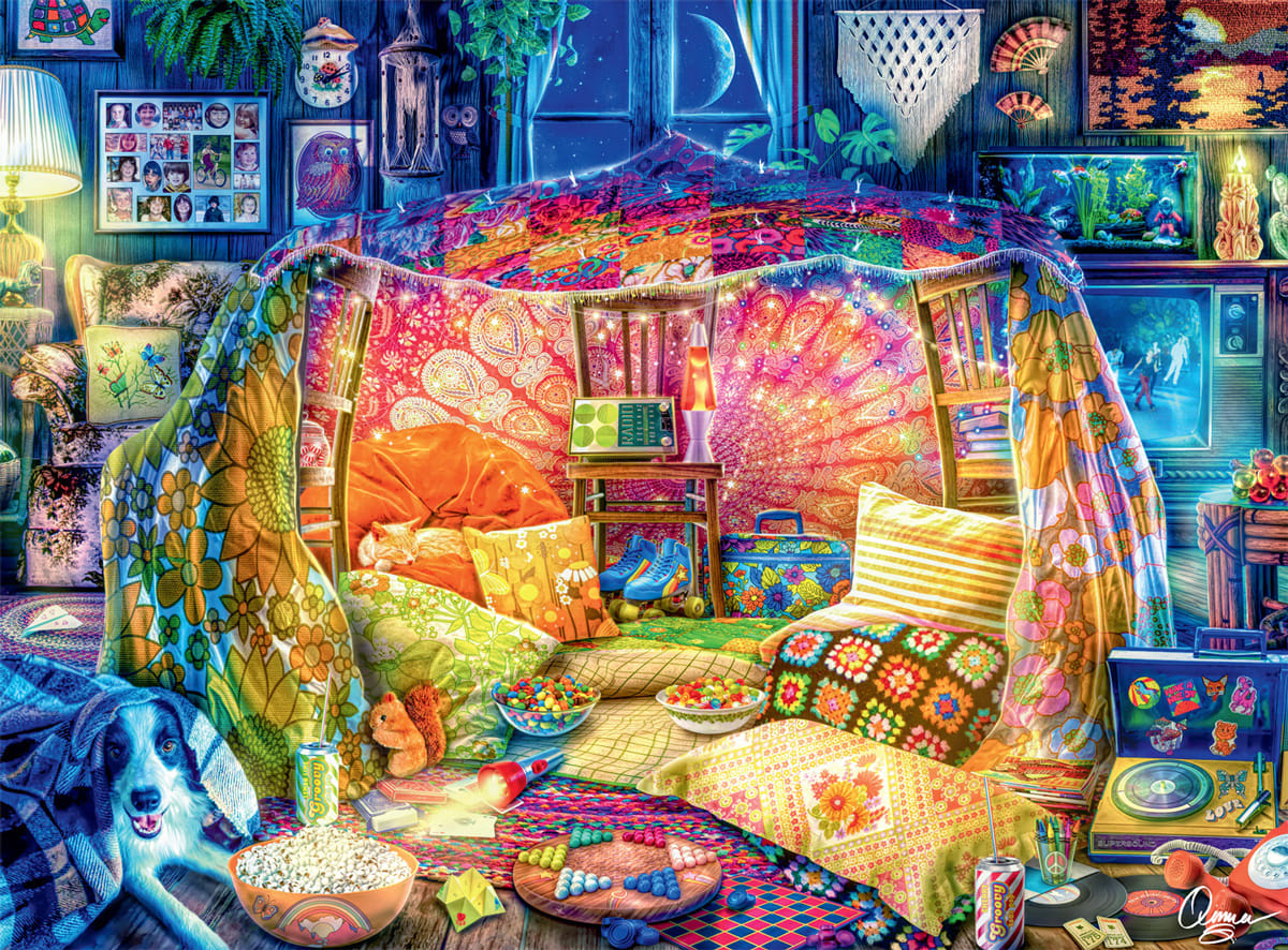 Blanket Fort Nostalgic & Retro