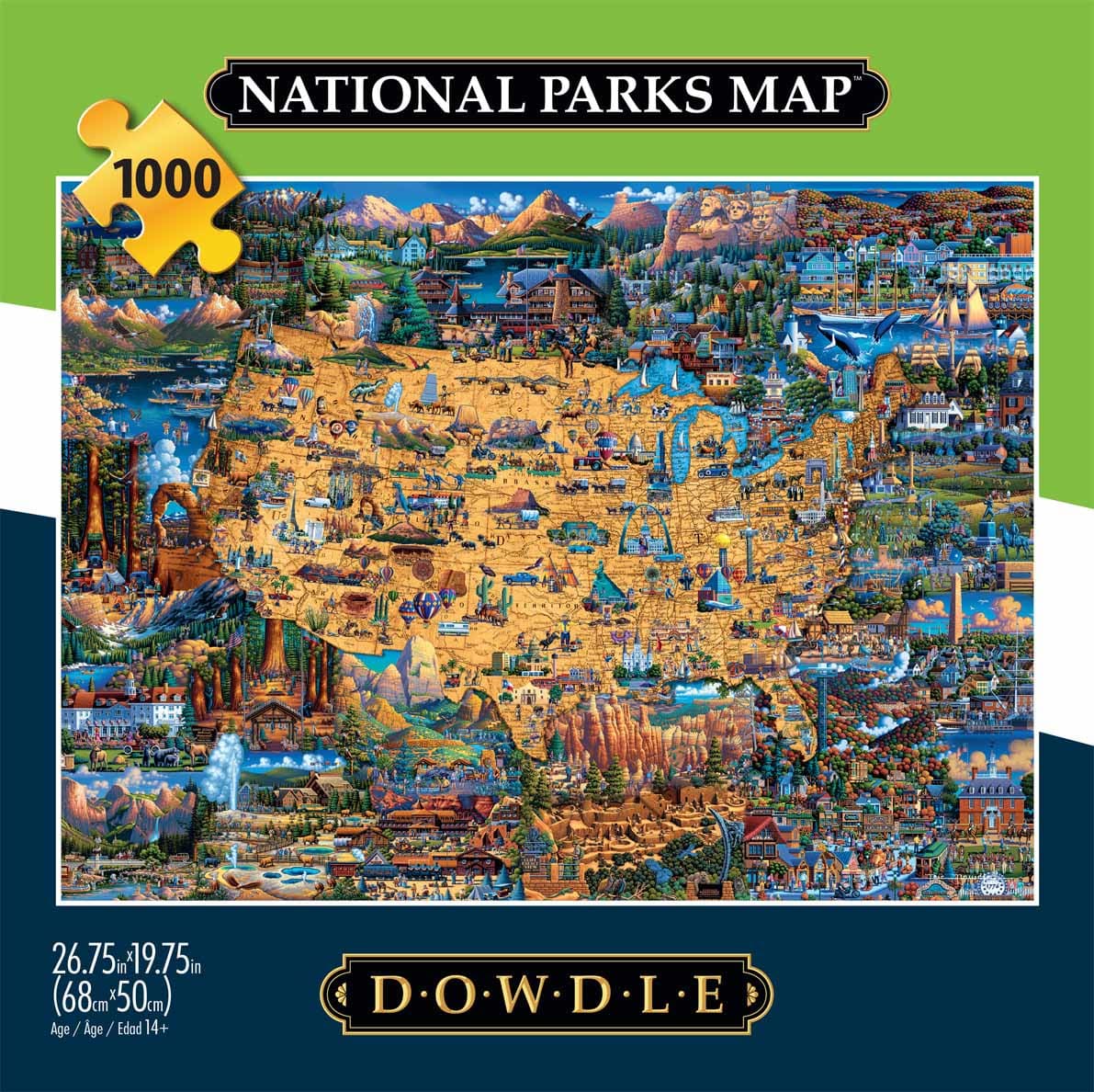 Dowdle: National Parks Map