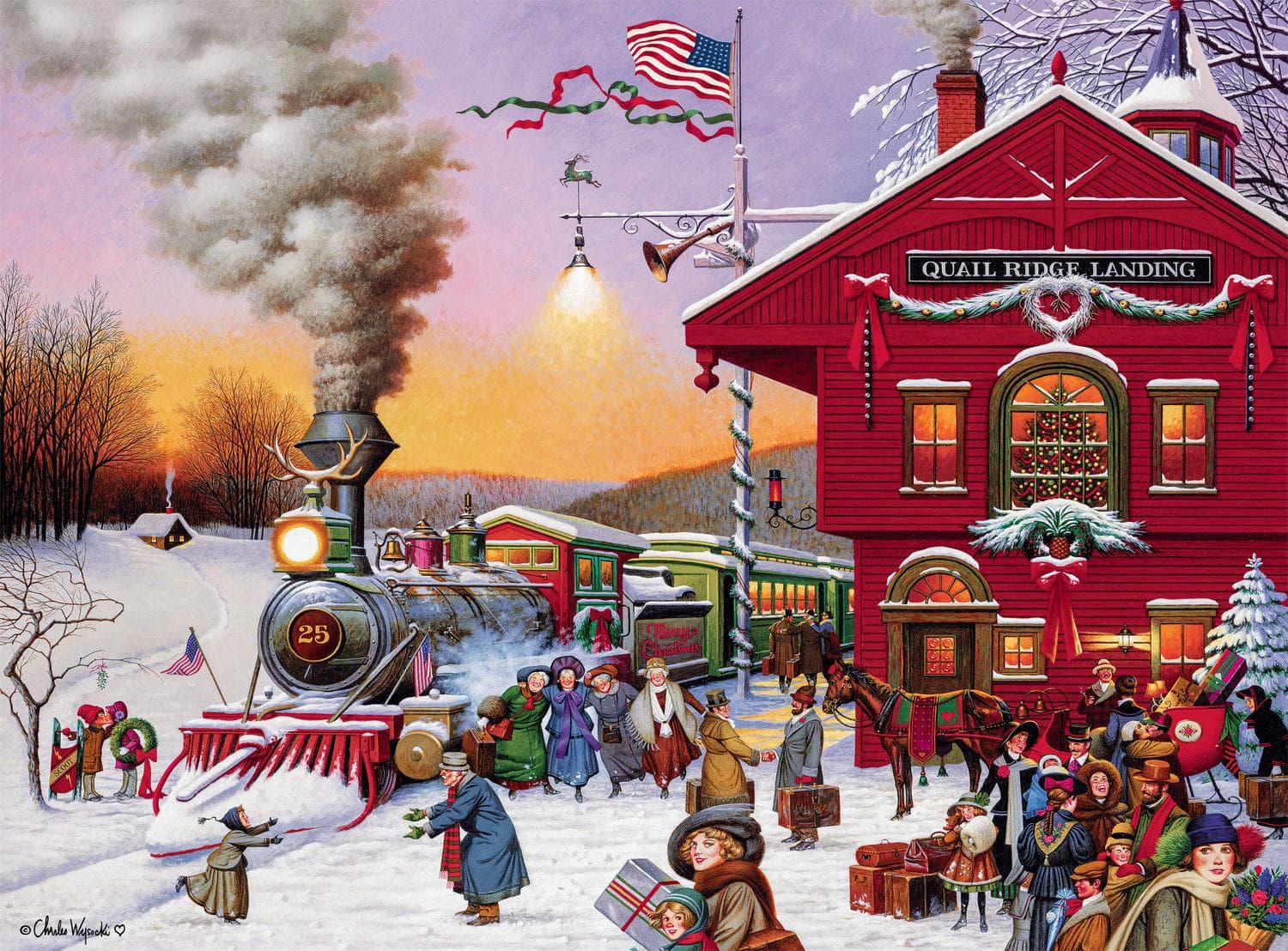 Whistle Stop Christmas Nostalgic & Retro