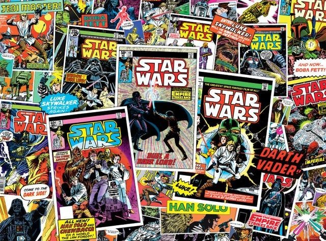 Star Wars: Comic Book Collage Movies & TV