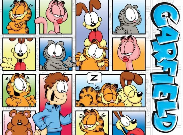 Licensed Collage: Garfield Collage Movies & TV