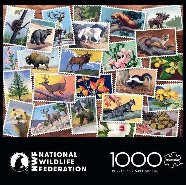 NWF Stamp Collage Animals
