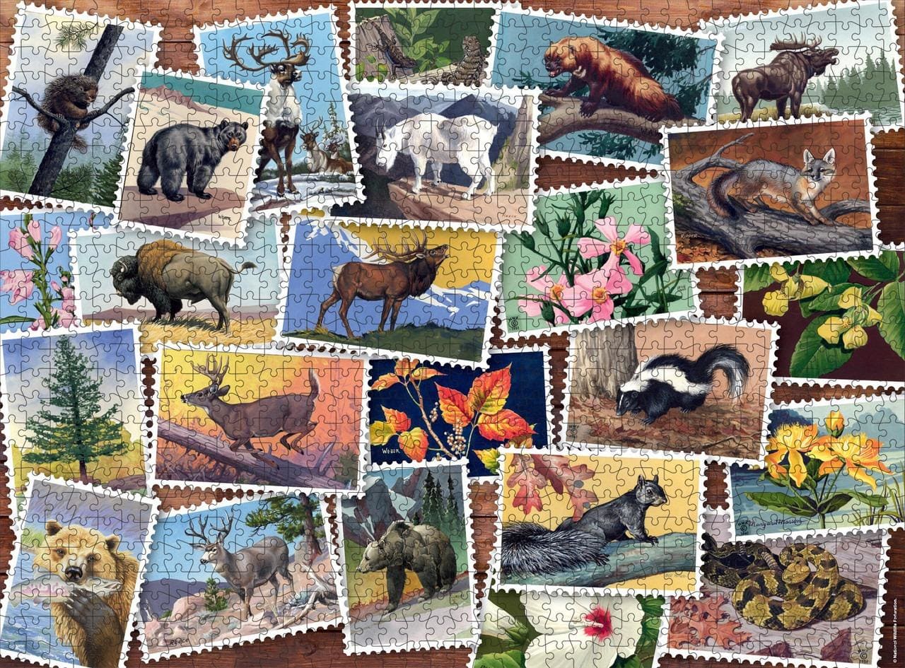 NWF Stamp Collage