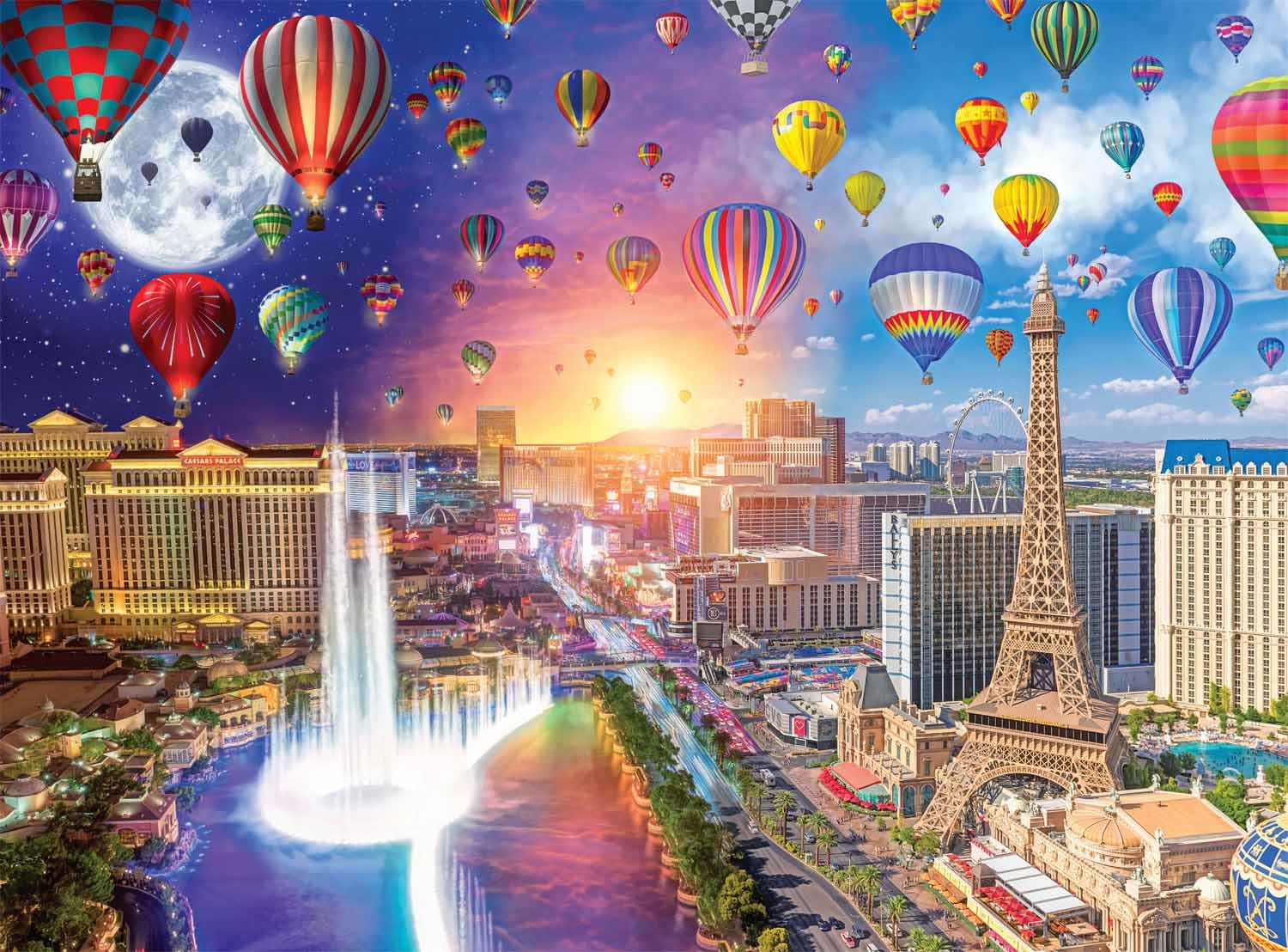 Night & Day: Vegas Balloon Show Hot Air Balloon