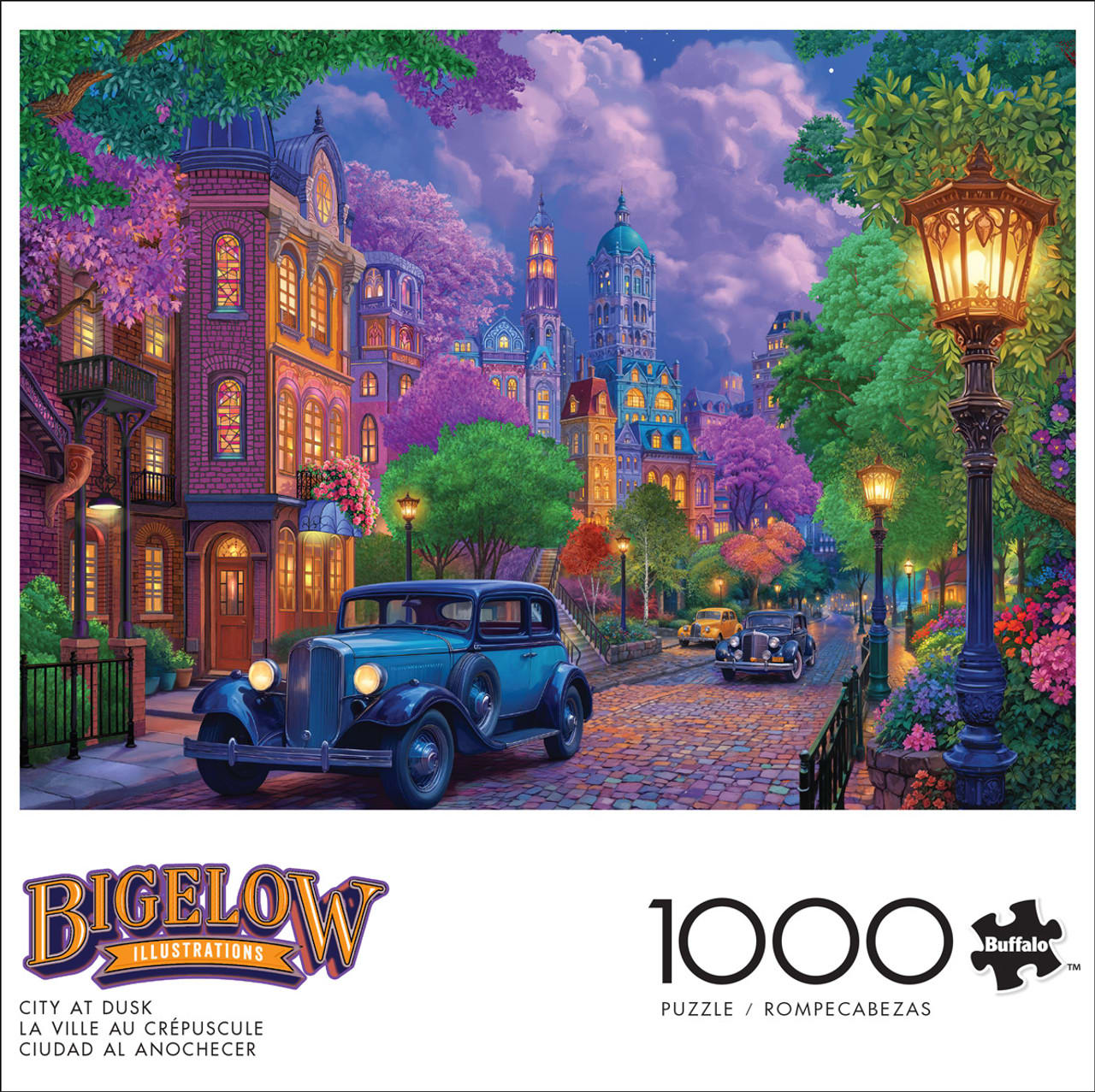 City at Dusk - Scratch and Dent Nostalgic & Retro
