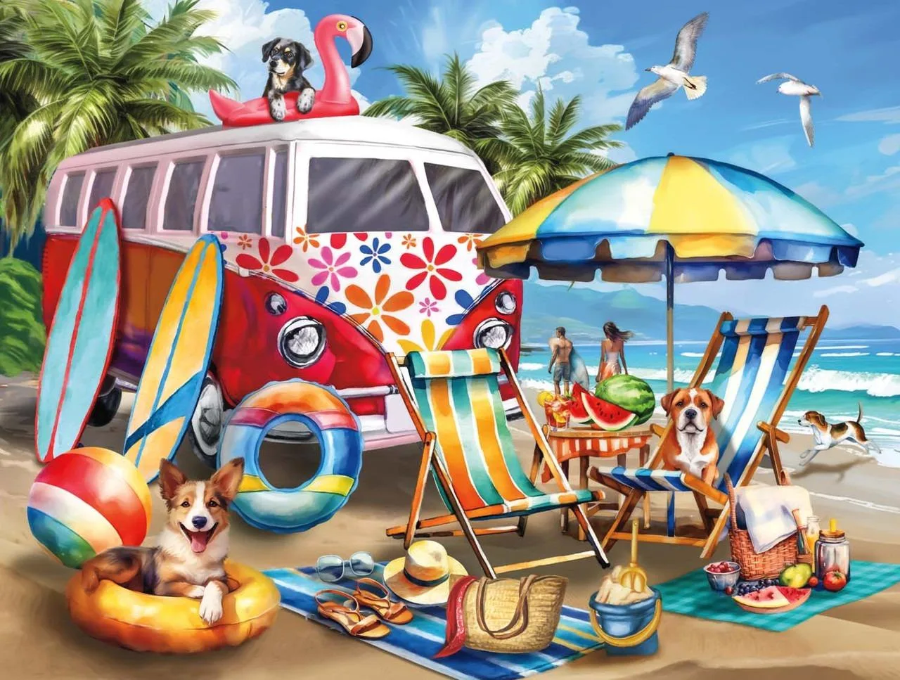 Dog Days of Summer Beach & Ocean