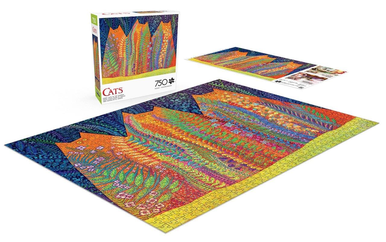 Cats: Three Cats in the Garden - Scratch and Dent