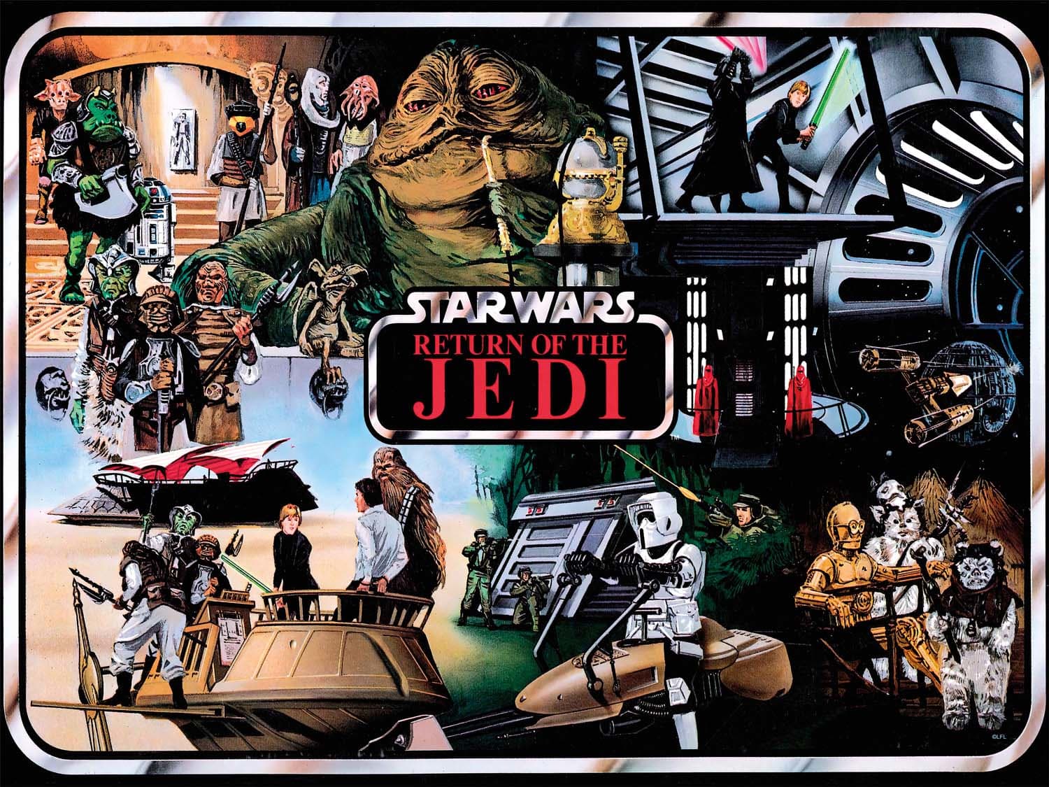 Return of the Jedi Collector's Case Art