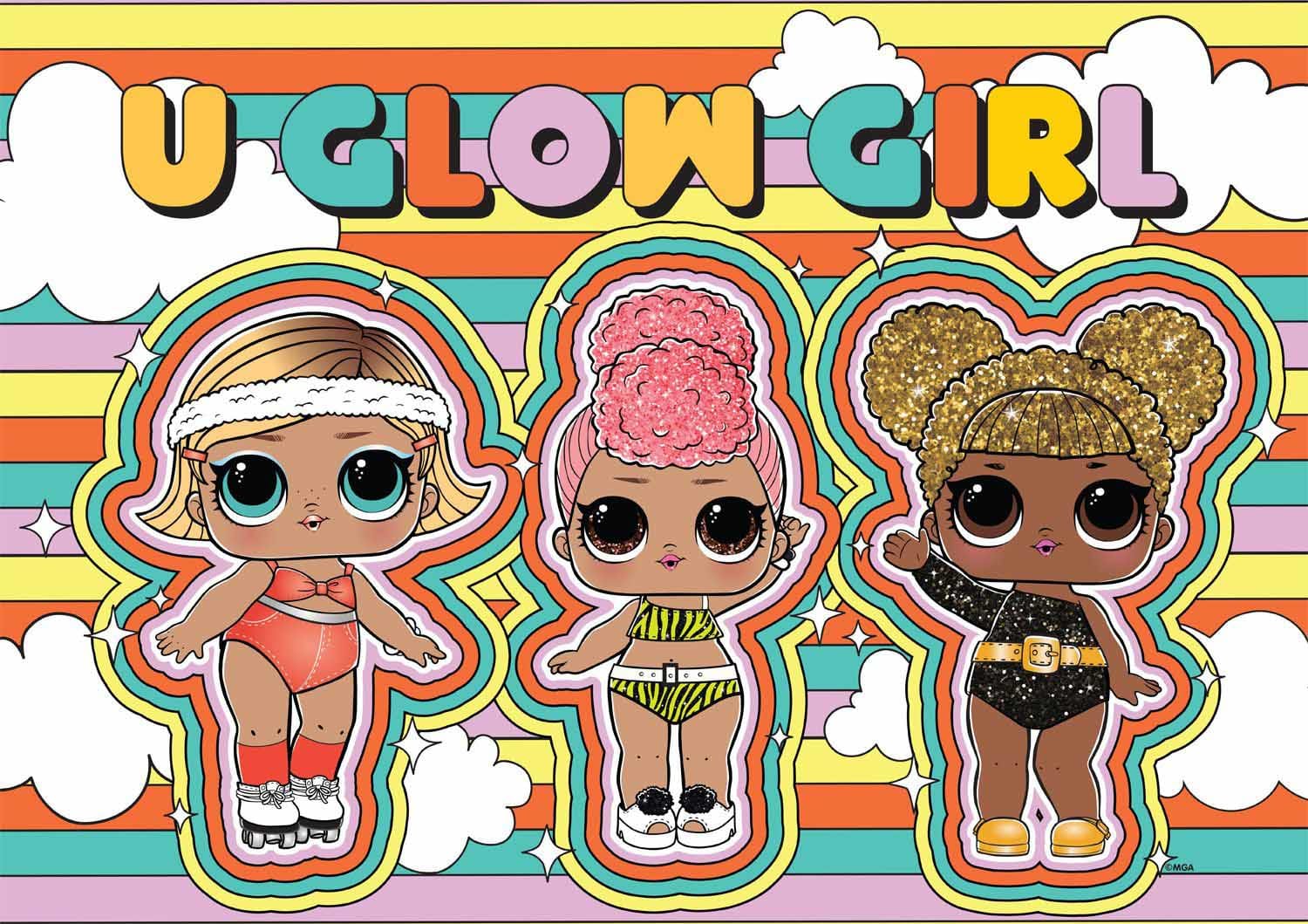 U Glow Girl! Game & Toy