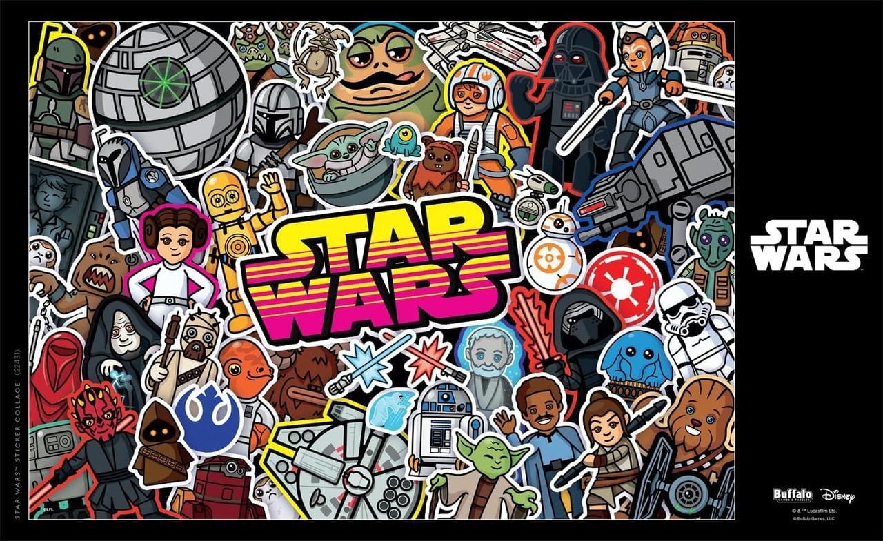 Star Wars Sticker Collage