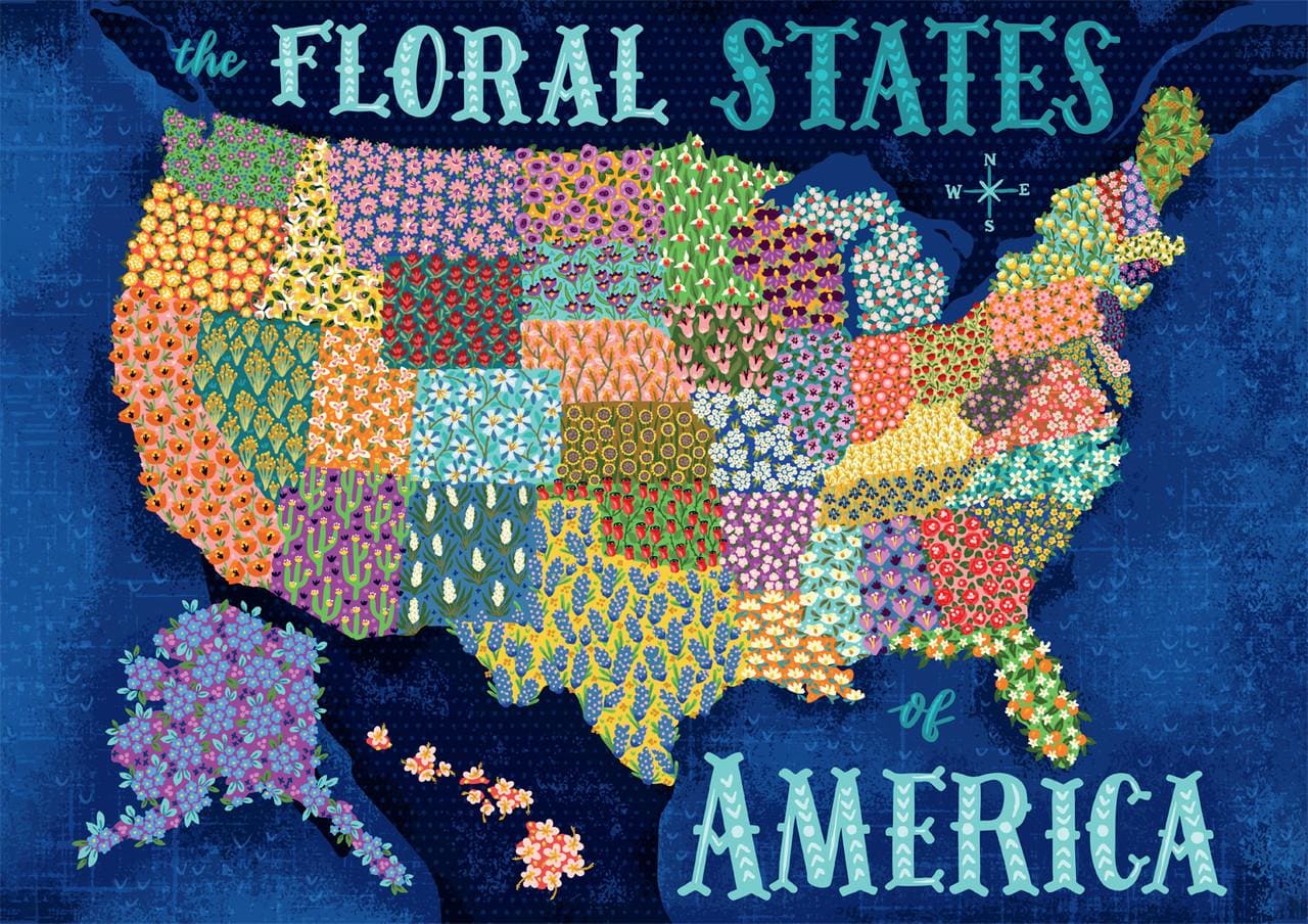 The Floral States of America Travel