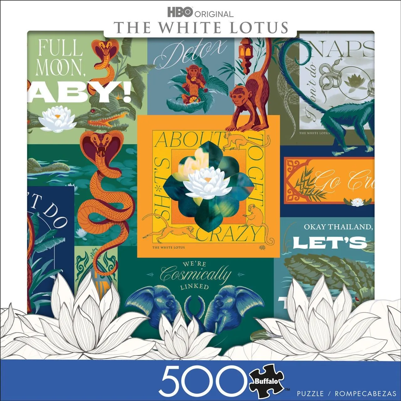 White Lotus Collage Movies & TV