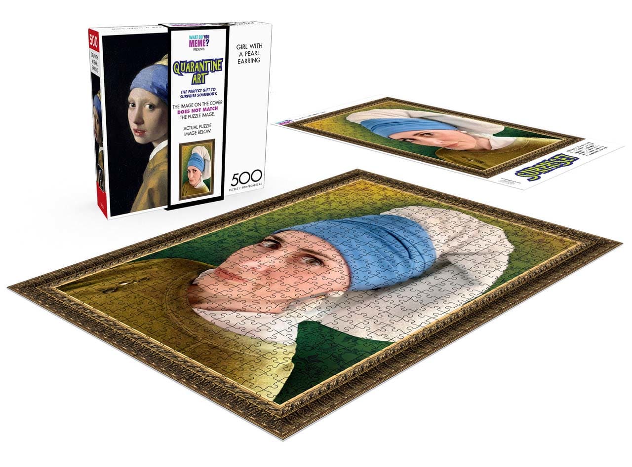 Girl With The Pearl Earring Prank Puzzle