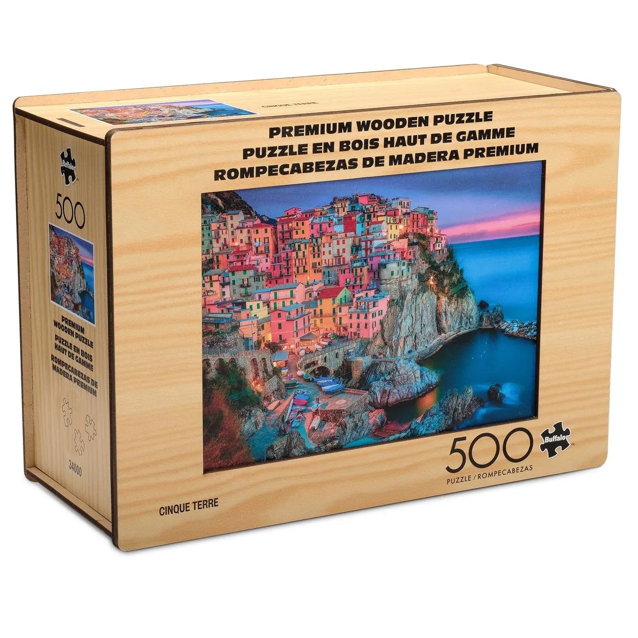 Wood Puzzle: Cinque Terre
