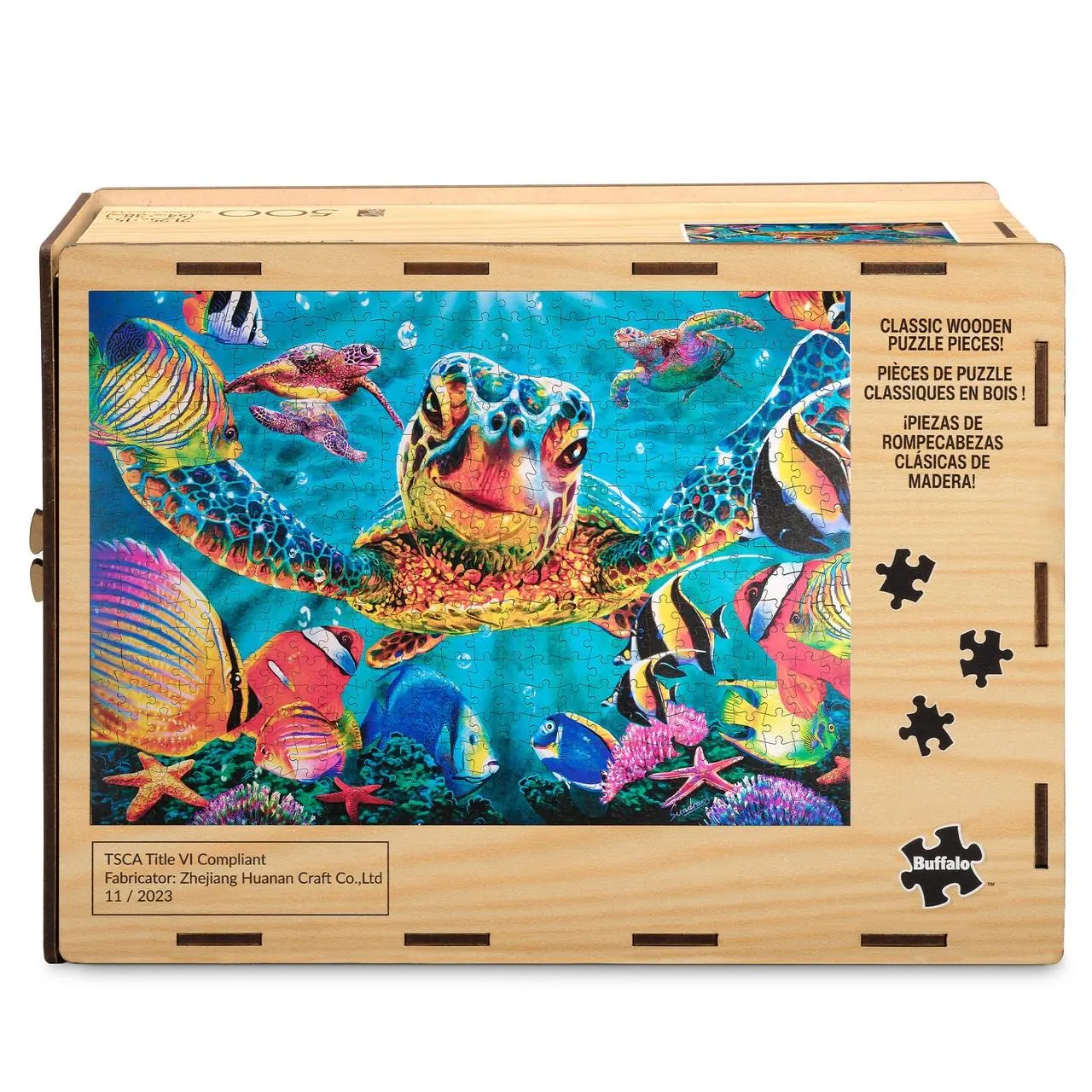 Wood Puzzle: Tiny Bubbles