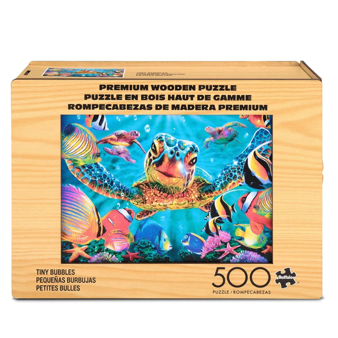 Wood Puzzle: Tiny Bubbles