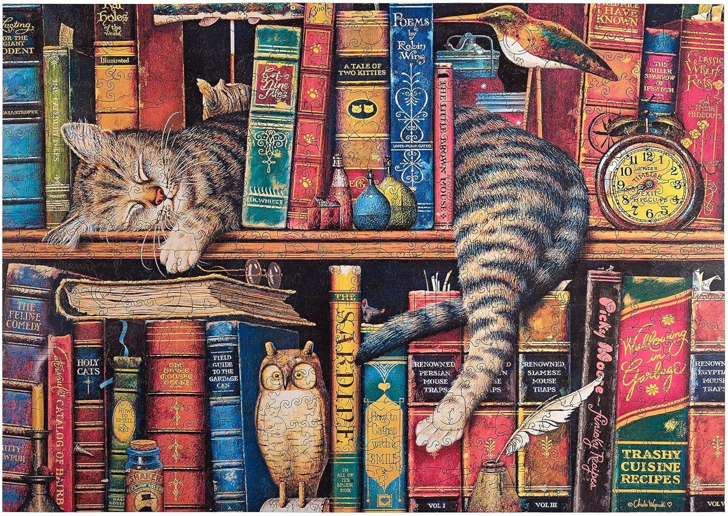 Wood Puzzle: Frederick the Literate&ndash; Whimsy Pieces