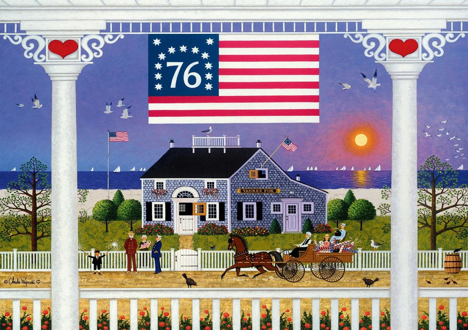 500PC AMERICANA: Nantucket 4th of July