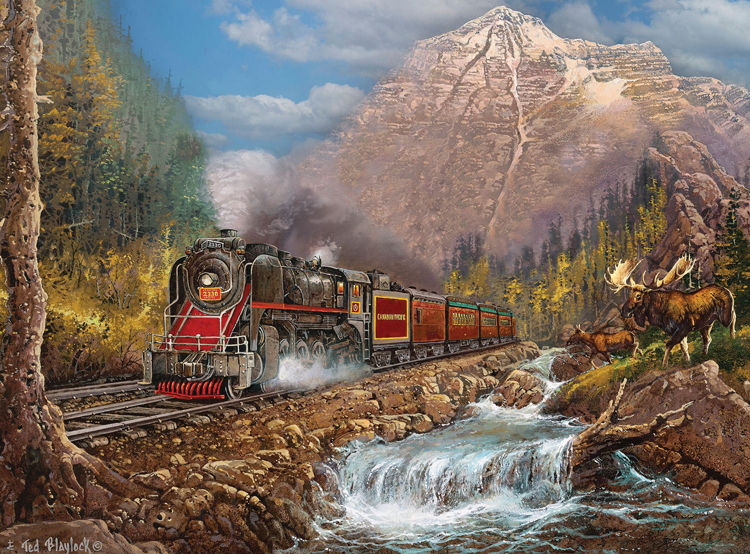 GOLD: Canadian Pacific Railroad Train