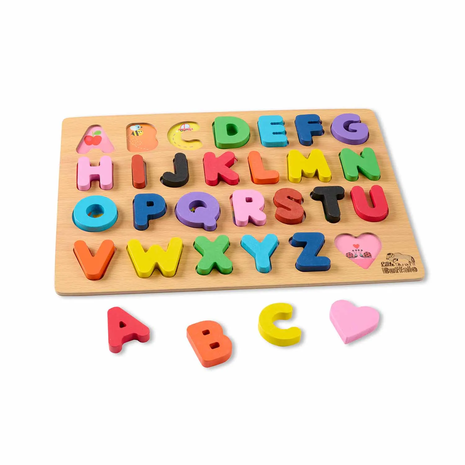 4 Pack Wood Tray Puzzles