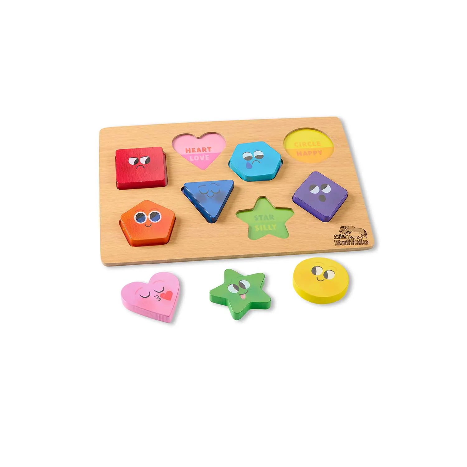 4 Pack Wood Tray Puzzles