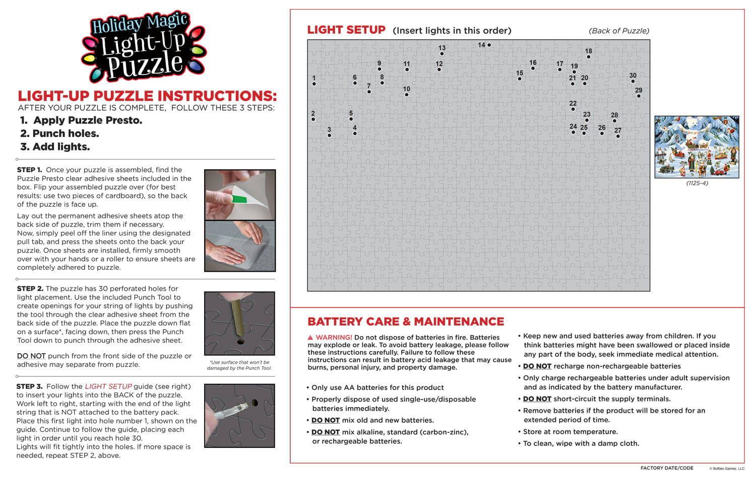 Wysocki Light Up Puzzle