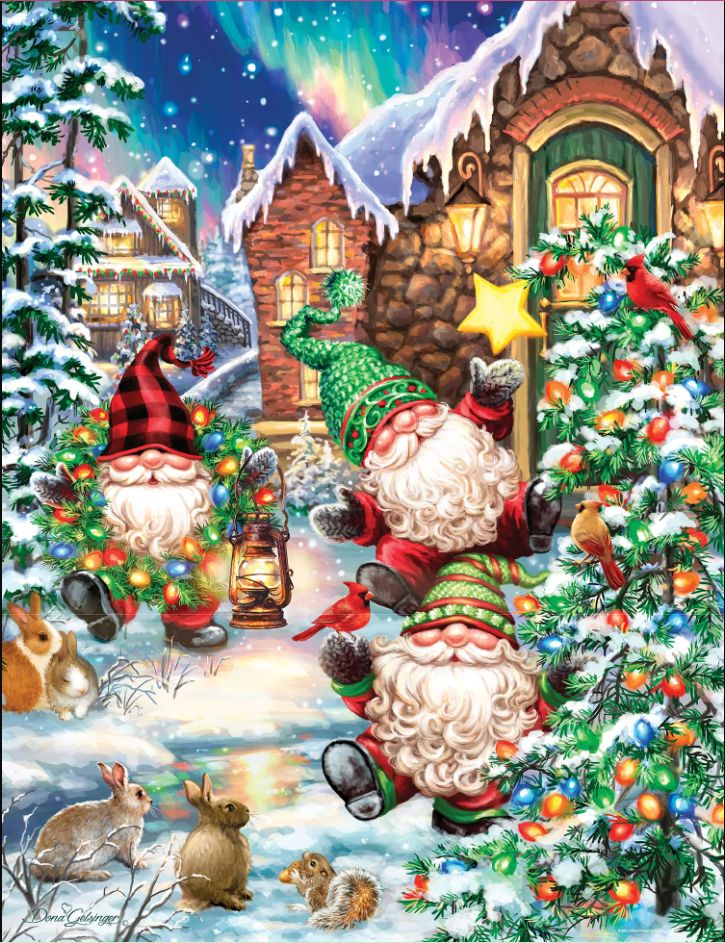 Gnome Village Christmas Jigsaw Puzzle