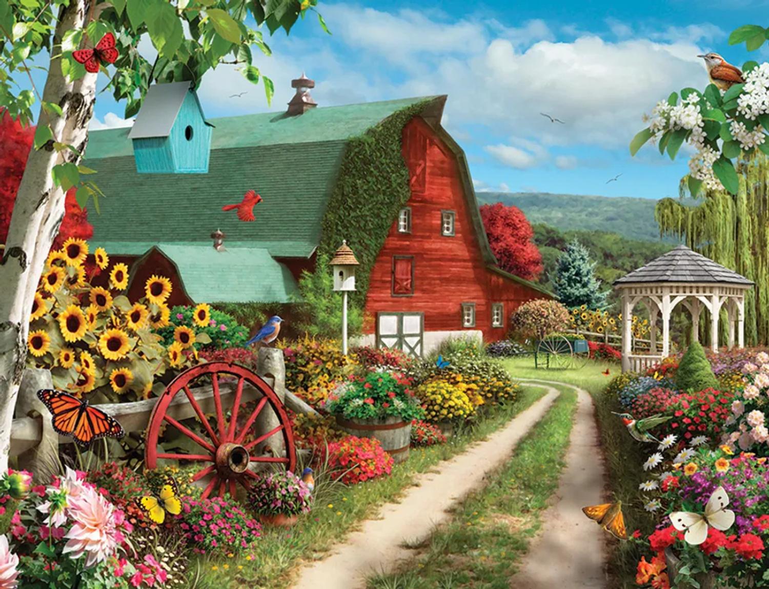 Silence of the Valley Farm Jigsaw Puzzle