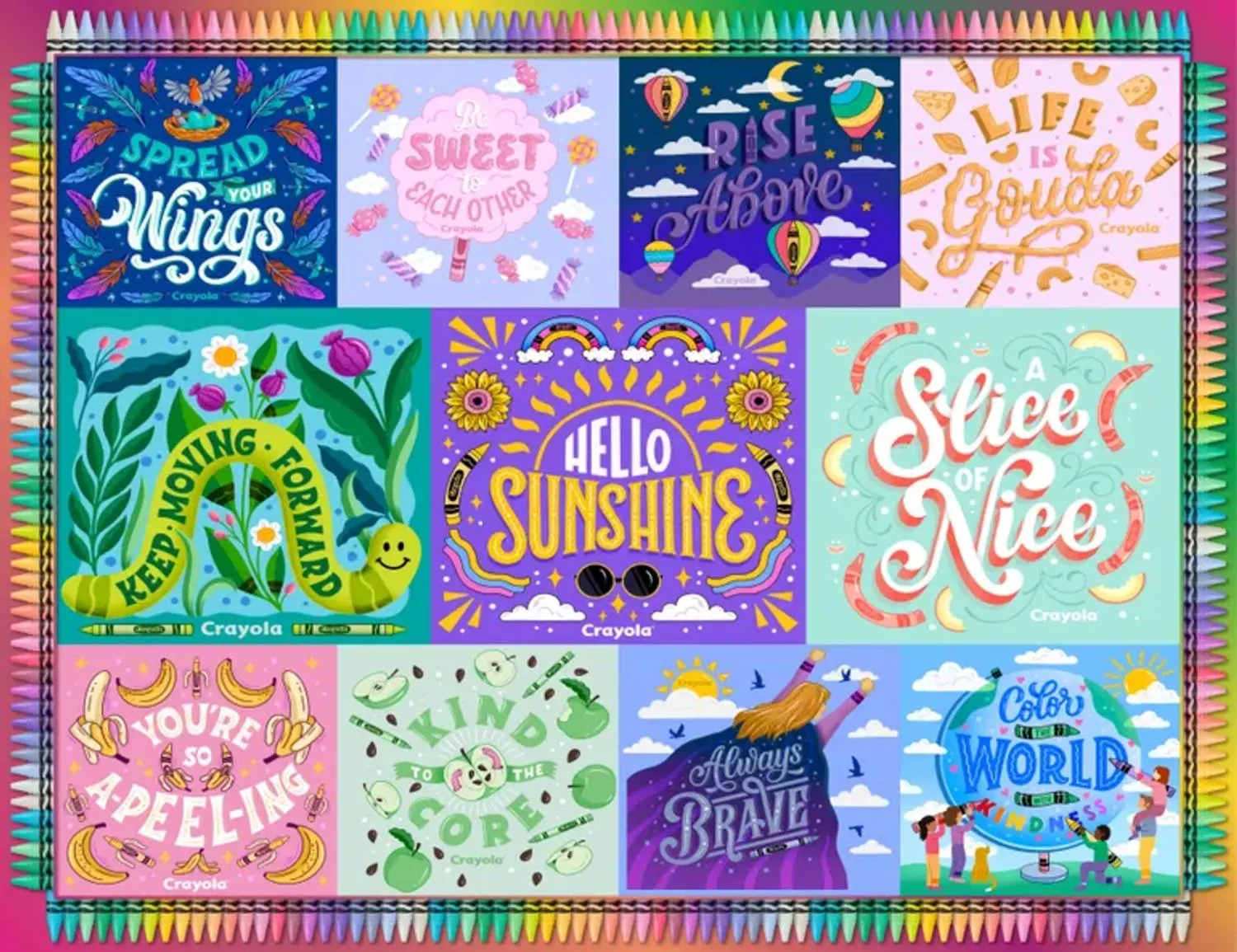 Crayola Colors of Kindness Collage