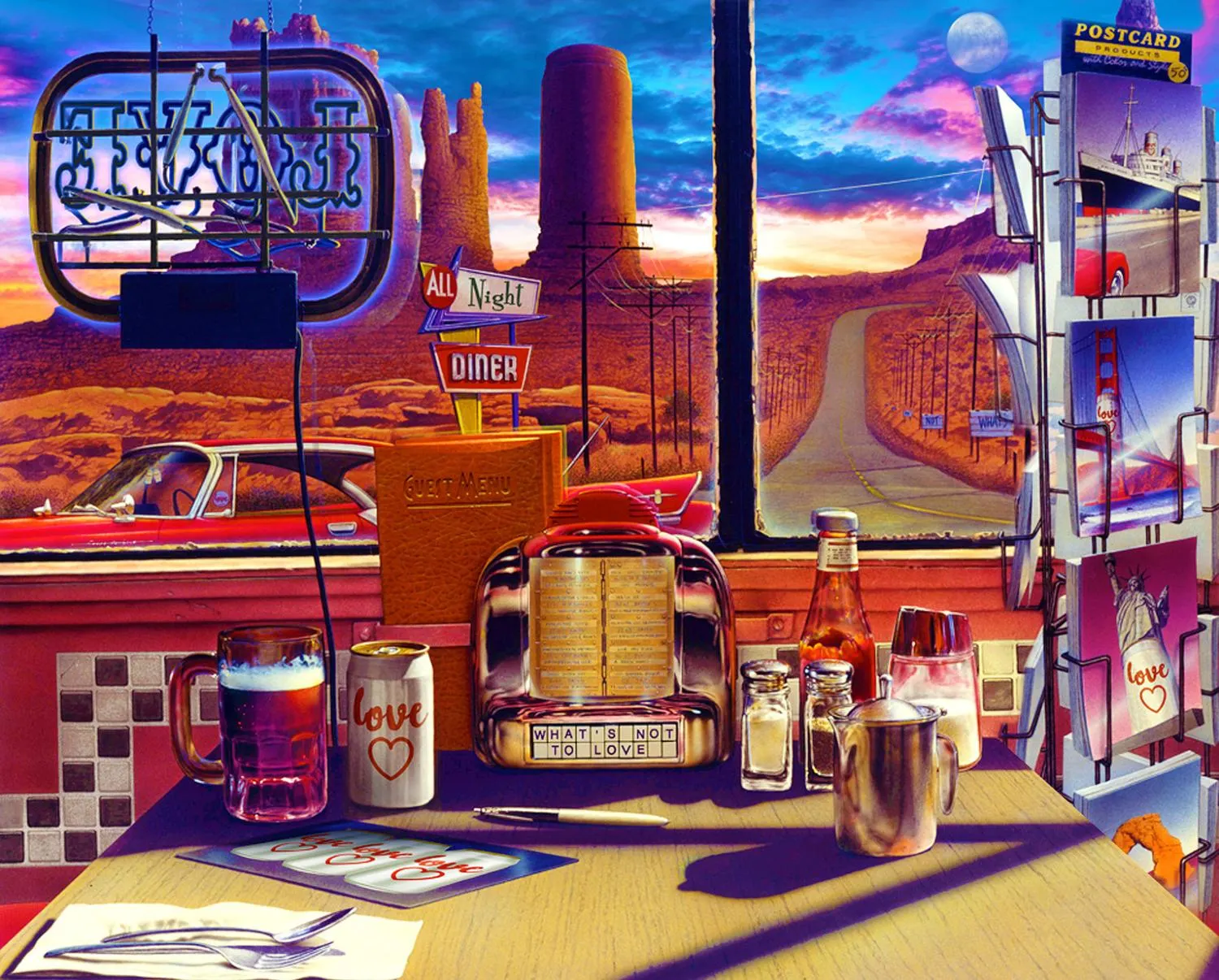 Love Diner Landmarks & Monuments