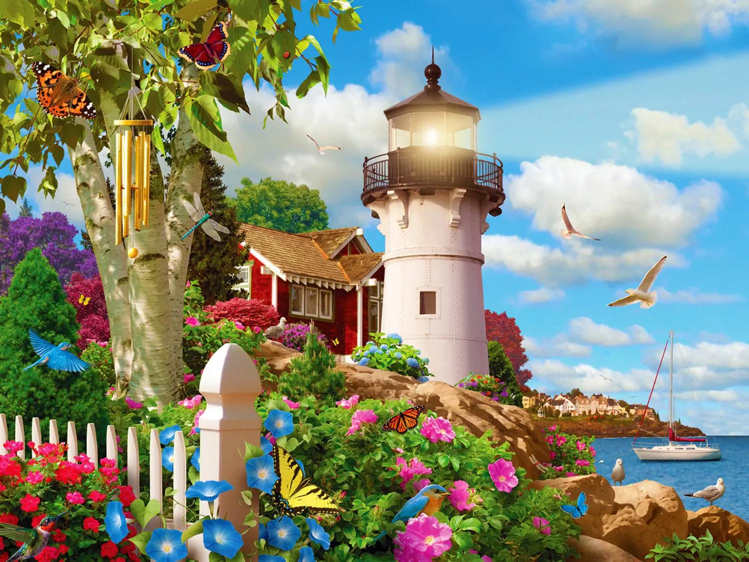 Coastal Illumination Lighthouse