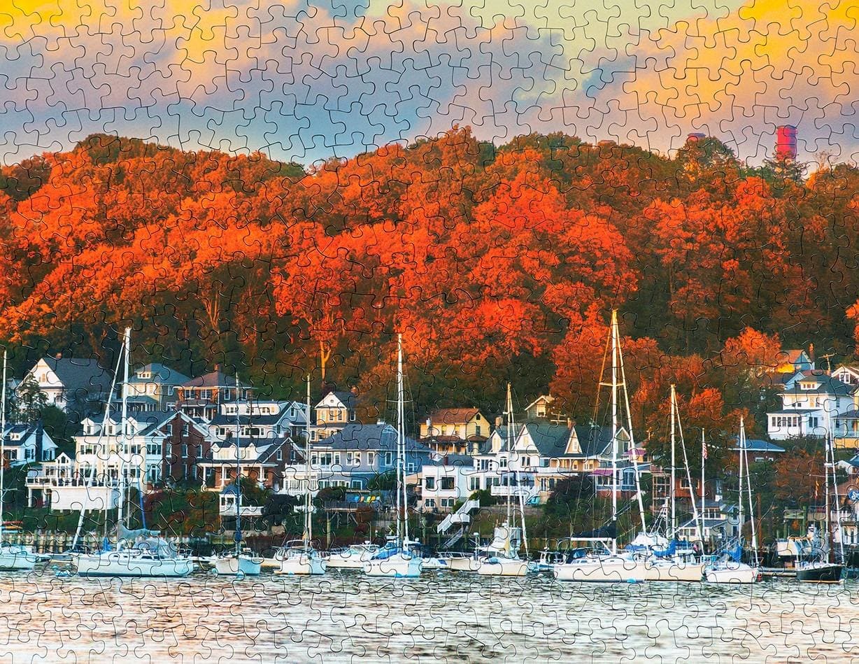 Harbor In The Fall 