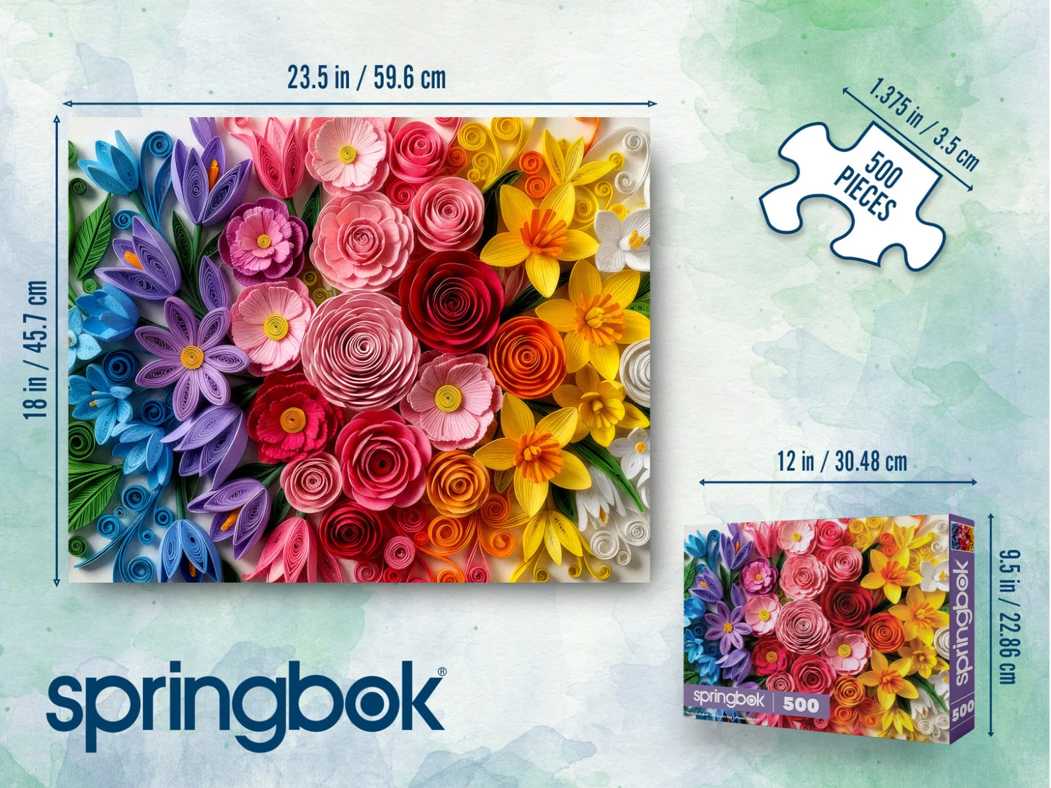 Quilled Flower Garden