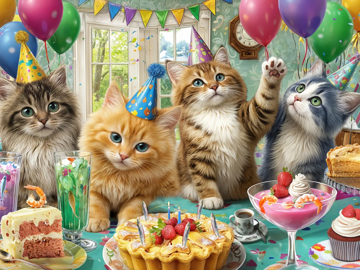 Cat Birthday Party