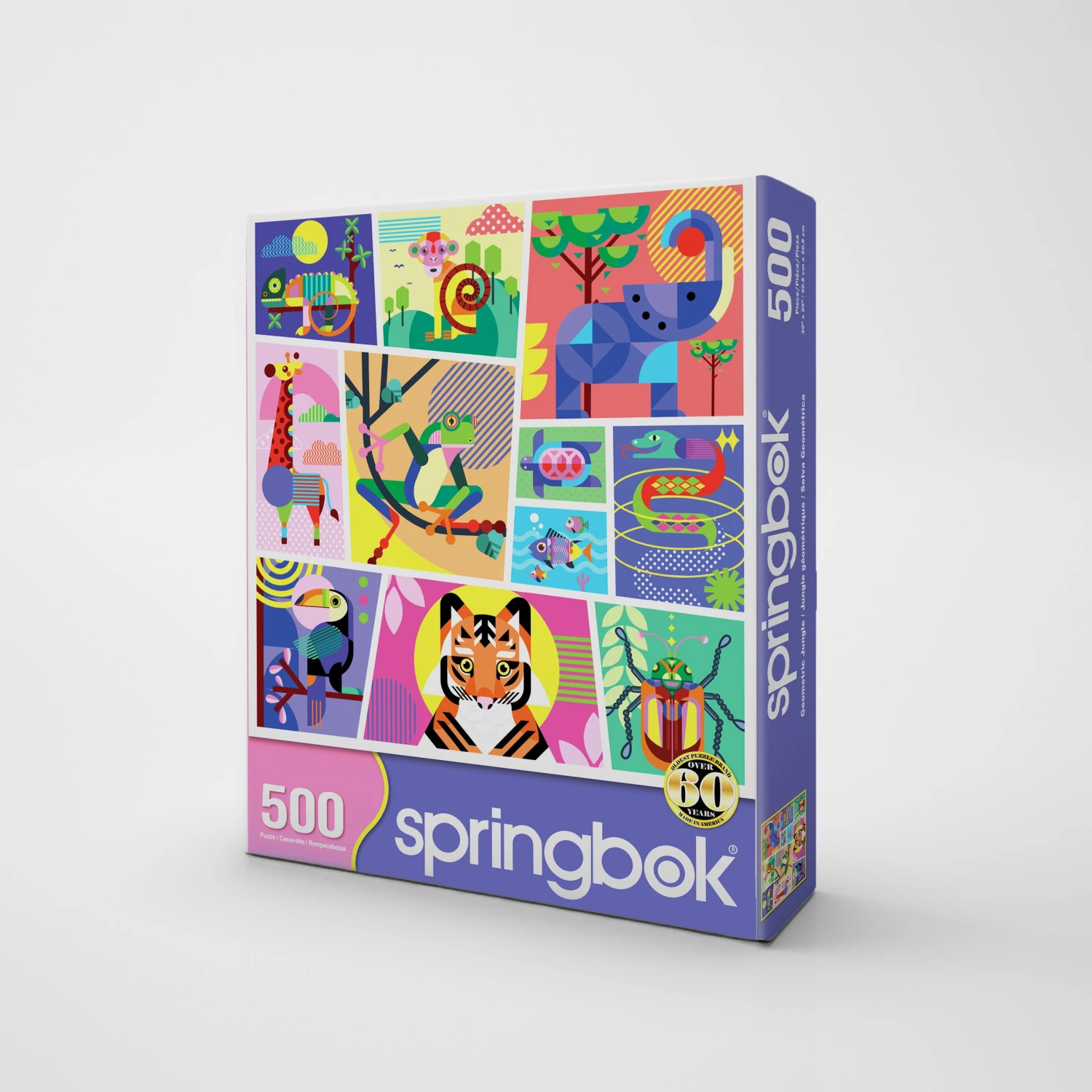 Geometric Jungle Animals