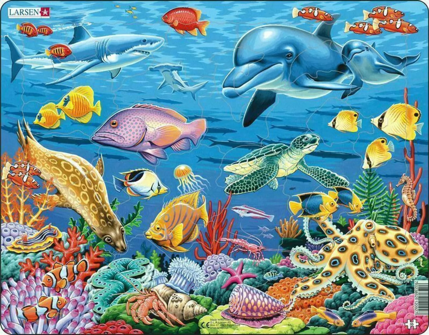 Coral Reef 35 Piece Children's Jigsaw Puzzle