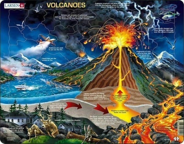 Volcanoes 70 Piece Children's Jigsaw Puzzles