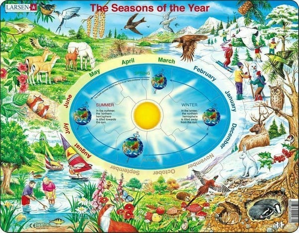 Seasons of the Year 44 Piece Children's Jigsaw Puzzle