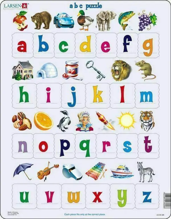 Uppercase Alphabet Letters 26 Piece Children's Educational Jigsaw Puzzle