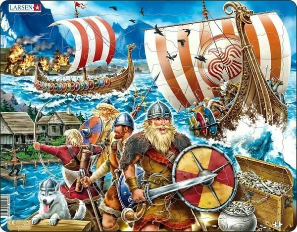 Viking Raid 65 Piece Children's Jigsaw Puzzle