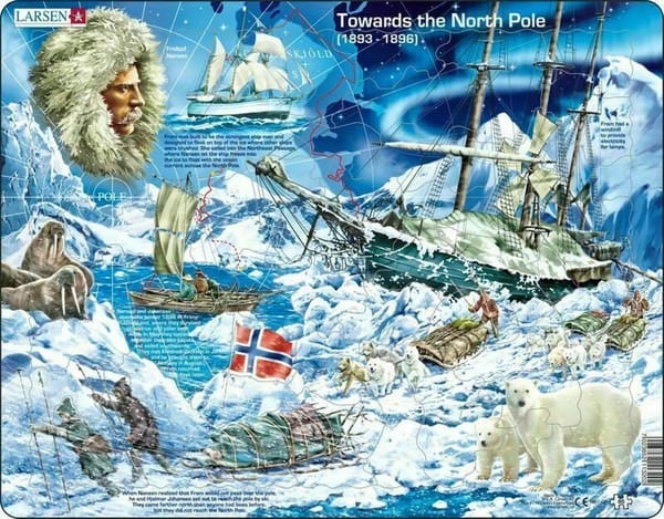Towards the North Pole 65 Piece Children's Jigsaw Puzzle