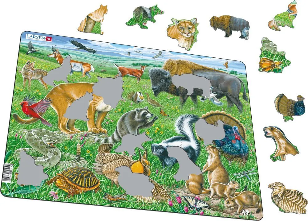 American Prairie 53 Piece Children's Jigsaw Puzzle